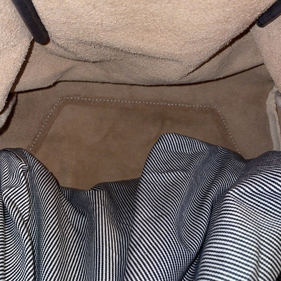 OLD TREND Sprout handcrafted leather vintage LG tote bag + pouch OMBREGRAY NWT - Picture 5 of 7